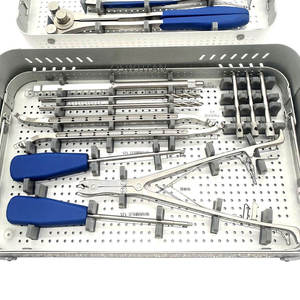 Kit d'instruments pour plaque lombaire, visseuse de fixation pour colonne vertébrale lombaire et cervicale, guide de perçage, outils chirurgicaux par Dentavex - Product Image 2