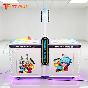 <span class=keywords><strong>Gioco</strong></span> Arcade Commerciale Whack A Mole per 2 Giocatori, Cabinet in Metallo, Velocità Regolabile, <span class=keywords><strong>Gioco</strong></span> di Reazione per Bambini e Sale Giochi - Product Image 5