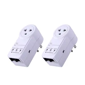 EURO-US socket voltage protector with high/low voltage surge protection 220V