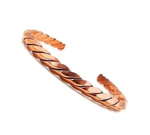 Handcrafted <b>Copper</b> <b>Bracelet</b> Handcuff Magnetic <b>Bracelet</b> with Stunning Artistic Design for All Ages - Product Image 4