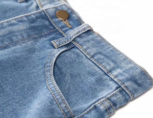 Jean large extensible respirant bleu 2026, coupe ajustée, grande taille, design personnalisé, OEM, pour femme, fabriqué au Pakistan – Meilleure vente - Product Image 4