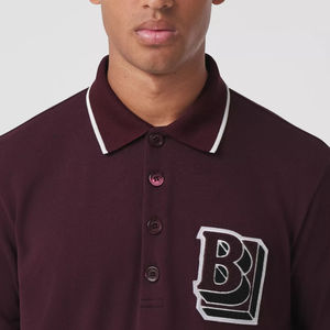 Chemises pour hommes en toile solide de qualité supérieure, nouveau design, manches courtes, mélange de coton et de spandex, couleurs personnalisées, logo, prix de gros - Product Image 4