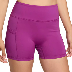 Shorts de yoga B2B en gros, taille haute, coupe en V croisée pour une mise en valeur de la silhouette, couleur personnalisée, vente en gros directe usine - Product Image 3