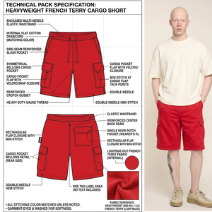 Pantalones Cortos Casuales de Lona Estilo Cargo Más Vendidos, Impresión por Transferencia de Calor, Material Spandex/Poliéster - Estilo Urbano para Hombre - Product Image 3