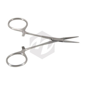 Pinzas Micro Mosquito, Juego de 2 Piezas, Acero Inoxidable Quirúrgico Dentado, Punta Curva, Agarre Antideslizante, Finas, 5 Pulgadas, Instrumentos Médicos - Product Image 4