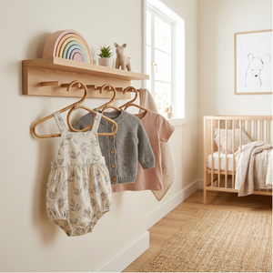 Cintres en rotin naturel écologiques en gros, taille personnalisée, sûrs pour bébés, pour intérieur et extérieur, pour la vente au détail et les crèches - Product Image 5