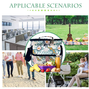 Portable Insulated <b>Lunch</b> <b>Box</b> Leakproof Freezable Reusable Cooler Bag Men Women Work Office Picnic Beach Polyester - Product Image 3