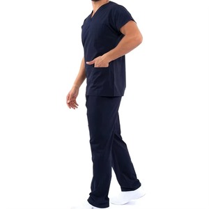 Uniformes Médicos Cómodos para Hombre, Uniformes de Enfermero Estampados con Tela Elástica para Ropa de Trabajo Hospitalaria, Traje de Enfermero - Product Image 4