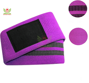 ชุดยางยืดออกกำลังกายสำหรับบริหารสะโพกผู้หญิง แบบวงกลม กว้าง กันลื่น สำหรับออกกำลังกายกล้ามเนื้อก้น ทำจากโพลีเอสเตอร์คุณภาพสูง - Product Image 6