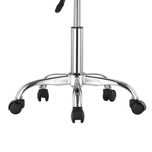 Sgabello Girevole Regolabile in Altezza con Capacità di 450 LBS, in Pelle PU Rinforzata, con Ruote per Salone - Product Image 4