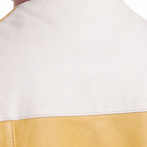 Men's Button Down Leather Vest Custom Men Leather Waist Coat Men Leather Waistcoat with Pockets <b>Boys</b> Sleeveless Leather Vest - Product Image 5