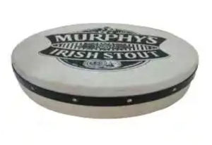 Tambor Bodhrán Marrón Oscuro Grabado a Mano, Instrumento de Percusión Chamánico con Parches de Piel de Cabra y Piel de Oveja - Product Image 4