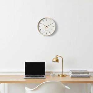 <b>Silent</b> Nordic Solid Wood Wall <b>Clock</b>, Minimalist Modern Scandinavian <b>Clock</b>, Non Ticking Wooden Wall Decor, Living Room Bedroom Ki - Product Image 3