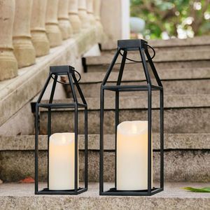 Handcrafted metal <b>candle</b> <b>lantern</b> with artistic patterns visual appeal for home decor gifting festive decorative accessories use - Product Image 2