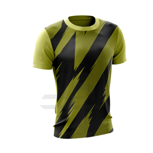 Camiseta Elegante para Hombre, Tejido de Spandex/Poliéster, Cuello Redondo, Estampado Tie-Dye, Ajuste Cómodo, Camisa Casual de Manga Corta para Uso Diario - Product Image 6