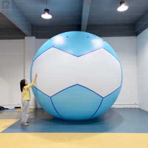 Balón de Fútbol Inflable Gigante con Luces LED, Logotipo Personalizado, para Decoración de Eventos/Estadios/Activación de Marca/Club - Product Image 3