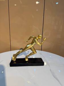 Modern Abstract Metal Handmade Eco-Friendly Customizable Bicycle Rider Statue Figurine for Wedding and Home Decor - Product Image 4