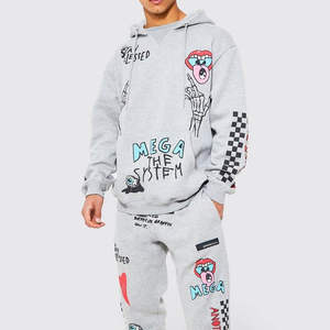 Conjunto Deportivo para Hombre, Corte Ajustado, Transpirable, Ecológico, 100% Poliéster, Color Personalizado, Sudadera con Capucha y Pantalones Jogger - Product Image 3