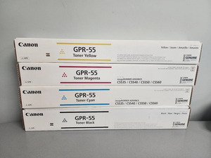 ชุดหมึกโทนเนอร์แท้ GPR-55 สีดำ CMYK ของแท้ - Product Image 2