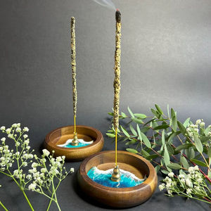 Modern Eco-Friendly Durable Resin <b>Incense</b> Burner for Stick <b>Cone</b> <b>Incense</b> Religious Home Office Temple Decor All Season Use - Product Image 1