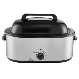 Forno Elettrico da Banco da 24 QT con Coperchio Autoriscaldante, 1450W, Funzioni Scongelamento e Mantenimento Caldo per Arrosto di Tacchino - Product Image 1