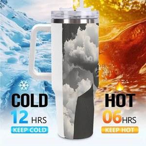 40Oz <b>Large</b> Stainless Steel Tumbler With Straw For Sports Teams And Athletic Events - Product Image 6