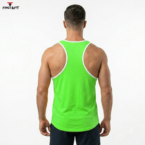 Custom Logo Polyester Knit <b>Tank</b> <b>Top</b> Summer Sporty Style Breathable Quick Dry Anti-Pilling <b>Loose</b> Design Sleeveless Vest - Product Image 4