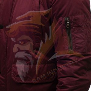 Hot Selling <b>Men</b> Bomber <b>Jackets</b> 100% Polyester Material <b>Lightweight</b> Breathable Customized Logo Printing Bomber Winter <b>Jacket</b> - Product Image 6