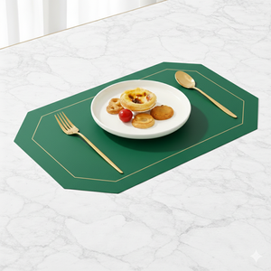 Napperons modernes de luxe en similicuir PU, lavables, pour événements festifs et maisons, tapis et sous-plats tendance de haute qualité pour tables à café et à dîner - Product Image 4