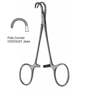 Pince d'anastomose COOLEY, profondeur de mâchoire 1,9 cm, 7,3 mm ou 6 mm, longueur totale 6-1/2 pouces (16,5 cm), tiges angulées ZETOMEDPRO - Product Image 6