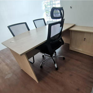 Escritorio Ejecutivo Moderno de Madera con Gabinete de Almacenamiento, Mueble de Oficina Independiente para Oficina en Casa, Diseño Minimalista, Sistema de Oficina AY - Product Image 3