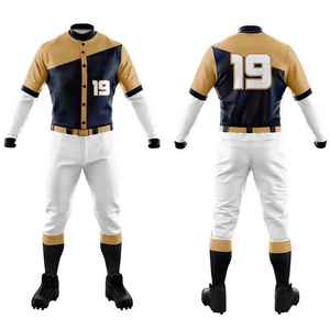 Ensemble uniforme de baseball pour hommes rose, noir et blanc – Maillot et pantalon sublimés respirants à séchage rapide – Tenue de football adulte toutes saisons - Product Image 6