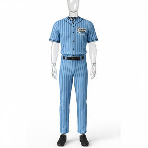 ชุดยูนิฟอร์มเบสบอลสีพื้นคุณภาพพรีเมียมดีไซน์ล่าสุด - Product Image 1