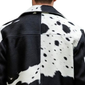 2026 Latest Design Fashionable <b>Men</b> Cowhide <b>Leather</b> <b>Jacket</b> Zipper Closure Pockets Design <b>Men</b> Cowhide <b>Leather</b> <b>Jacket</b> - Product Image 6