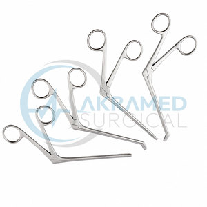 Ensemble de pinces nasales Weil Blakesley certifiées CE, 4 pièces, en acier inoxydable, instruments chirurgicaux ORL pour la coupe osseuse, réutilisables - Product Image 4
