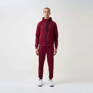 ชุดวอร์มฟุตบอลแบบใหม่สั่งทำพิเศษสำหรับผู้ชาย ชุดวอร์มโลโก้ผ้า Tech Fleece ซิปแบบเรียบ ชุดวอร์มผู้ชายแบบมีฮู้ดทรงตรง - Product Image 3