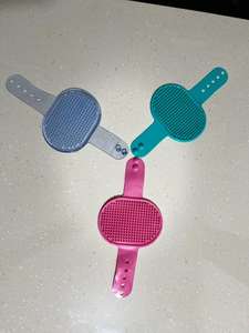 Brosse de bain multifonction de qualité supérieure pour chiens et chats, outil de massage en caoutchouc pour le toilettage et l'élimination des poils, accessoires de nettoyage pour le bain - Product Image 3
