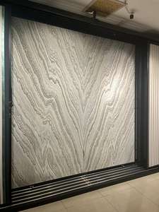 Ensemble d'échantillons de placages en pierre : ardoise, marbre, grès, pierre calcaire, translucide, métallique, panneaux autocollants DIY, format A4, catalogue-brochure - Product Image 3