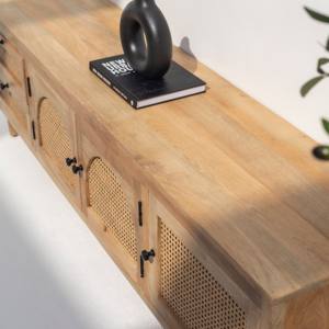 ตู้วางทีวีไม้แวนดานา ลูนาริส เฮกซา โมเดิร์น ไม้เนื้อแข็ง สไตล์มินิมอล - Product Image 5