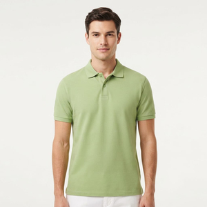 Polo pour homme respirant à manches courtes, col classique, idéal pour l'été, les activités de plein air et le quotidien – Bleu marine moderne et confortable - Product Image 4