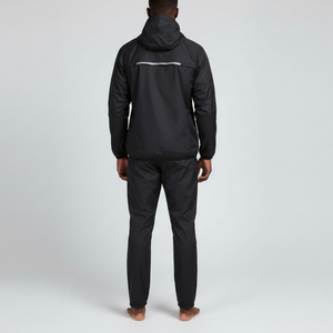 Combinaison de sauna à capuche tendance pour la perte de poids à domicile, avec cordon de serrage à la taille, en polyester, vêtement de sport unisexe épais, personnalisable pour enfants - Product Image 6
