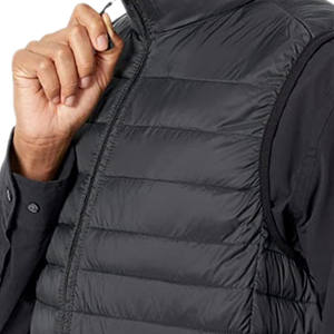 Custom Hot Sales Essentials Men's Lightweight Water-Resistant <b>Packable</b> Puffer Padded Mens Padded <b>Jacket</b> Winter Vest - Product Image 3