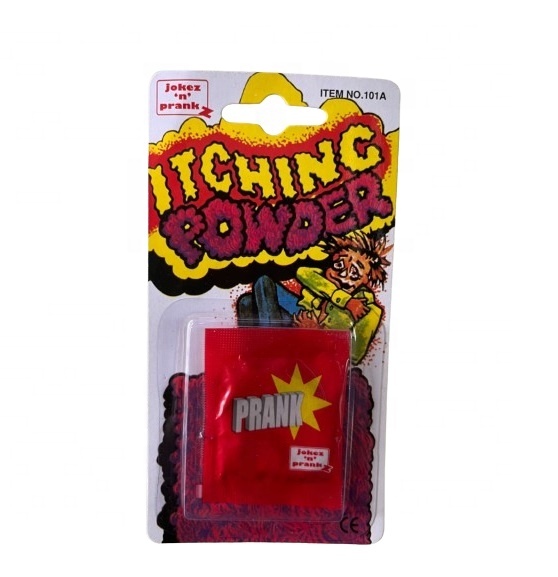 Itching Powder Prank - Single Package, Classic Funny Gag Gift For Jokes And Tricks (All Ages)