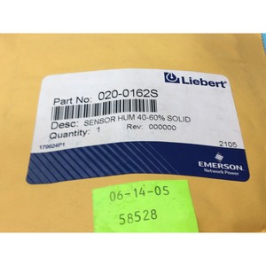 เซ็นเซอร์วัดความชื้น LIEBERT 020-0162S 40-60% - อุปกรณ์และอะไหล่เซมิคอนดักเตอร์ระดับโลกที่เชื่อถือได้ - Product Image 3