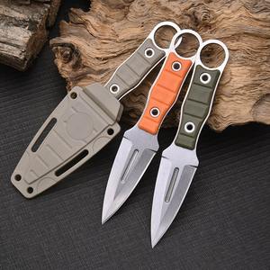 Cuchillo Táctico Ruso OEM Compacto y Versátil de Acero Inoxidable con Hoja Fija para Defensa Personal, Utilidad, Supervivencia, Campismo al Aire Libre - Product Image 5