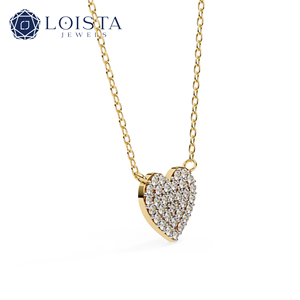 Lab-grown Diamond Water Drop Pendant Necklace 18K Gold 1 Carat Sparkling IGI Certified <b>Gift</b> Giving - Product Image 1