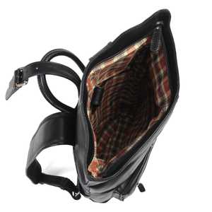 High End Genuine Leather <b>Roll</b> Top <b>Backpack</b> Soft Cow Leather Laptop Rucksack Custom Fashion Outdoor Daypack LRTB-0111C - Product Image 6