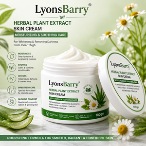 Crema para la Piel con Extracto de Plantas Herbales Orgánicas LyonsBarry, Hidratante, Calmante, Nutritiva, Blanqueadora, Cuidado para el Brillo del Entrepierna, Confort - Product Image 2