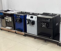 Machine à glaces molles à trois saveurs pour table (ICM-648CT)