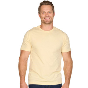 T-shirt homme en coton uni, col rond classique, manches courtes, doux, respirant, pour un usage quotidien et impression personnalisée. - Product Image 5